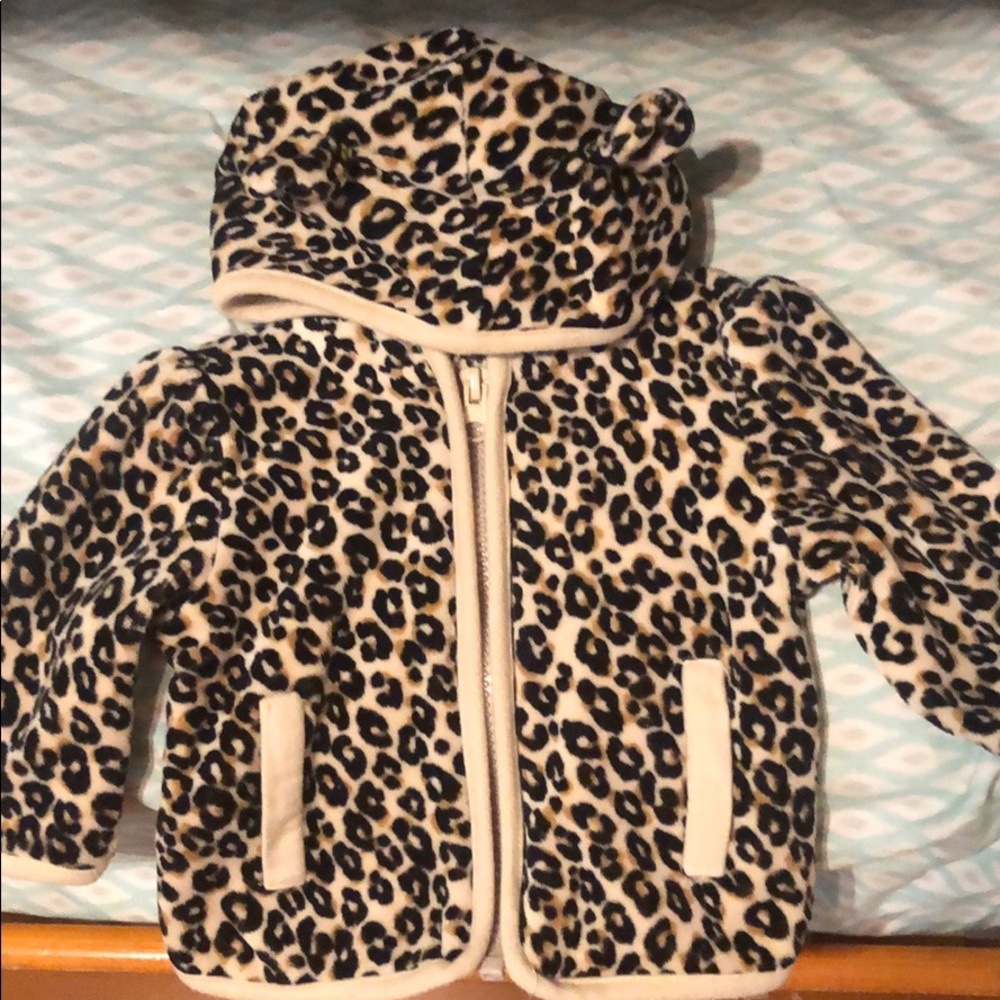 Baby leopard print sweater
